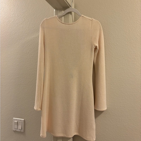 Urban Outfitters Cream Long Sleeve Dress - Picture 2 of 4